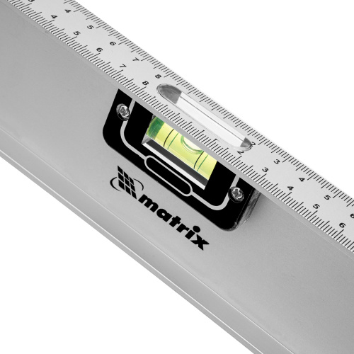 Уровень алюминиевый "Рельс", 800 мм, 3 глазка (1 поворотный) Matrix по ценам производителя в Казани с доставкой по всей России