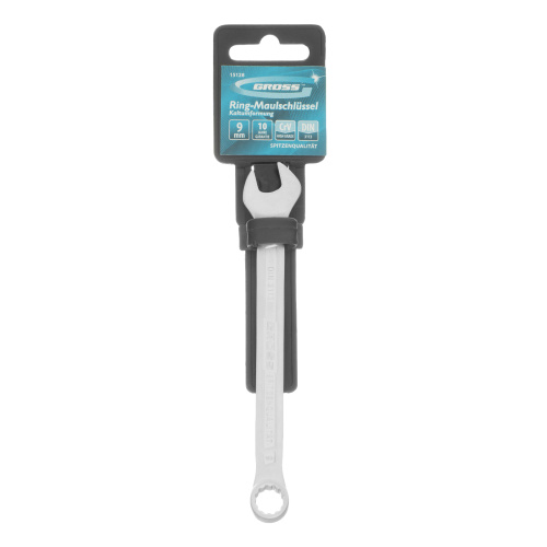 Ключ комбинированный 9 мм, CrV, холодный штамп Gross по ценам производителя в Казани с доставкой по всей России