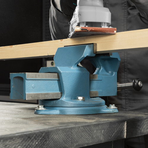 Тиски слесарные, 100 мм, поворотные (Глазов) купить в Москве с доставкой по всей России | ProtosMarket.ru