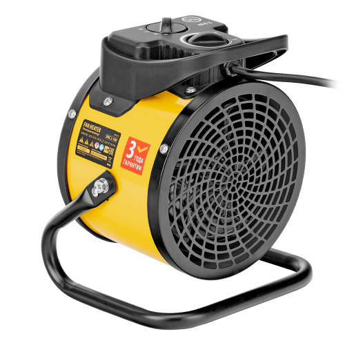 Тепловая пушка, керамический нагреватель (тепловентилятор) DHC 2-100, 230 В, 0.025/1/2 кВт Denzel по ценам производителя в Казани с доставкой по всей России