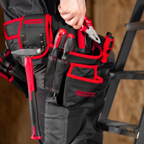 Сумка-пояс двойная, 20 карманов, держатель для молотка Matrix купить в Москве с доставкой по всей России | ProtosMarket.ru