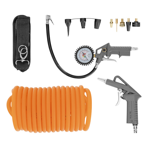 Компрессор воздушный DL1300, 10 бар, 1,3 кВт 180 л/мин 5 л, с набором аксессуаров Denzel по ценам производителя в Казани с доставкой по всей России