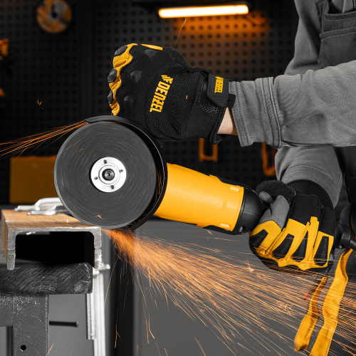 Машина шлифовальная угловая AG125-1100A, 1100 Вт, 125 мм, 3000-11000 об/мин Denzel купить в Москве с доставкой по всей России | ProtosMarket.ru