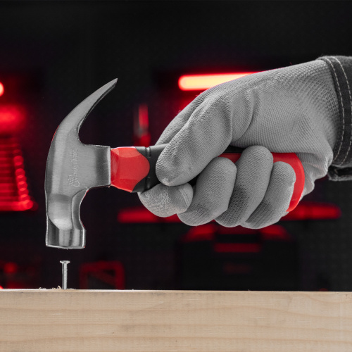 Молоток-гвоздодер мини, боек с магнитом, фибергласовая двухкомпонентная рукоятка, 250 г Matrix купить в Москве с доставкой по всей России | ProtosMarket.ru