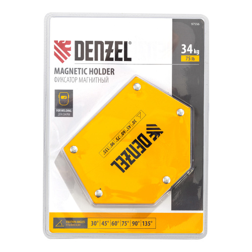 Фиксатор магнитный для сварочных работ усилие 75 LB, 30х45х60х75х90х135 град. Denzel купить в Москве с доставкой по всей России | ProtosMarket.ru
