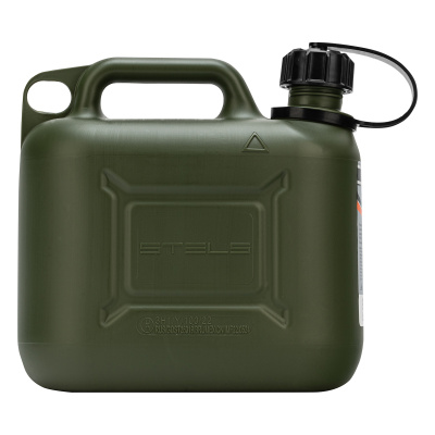 Канистра для ГСМ вертикальная 5 л, пластиковая, усиленная Stels купить в Москве с доставкой по всей России | ProtosMarket.ru
