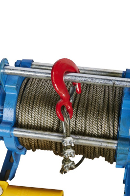 Лебедка электрическая  500/1000 кг 100/50 м с канатом 220 В TOR KCD купить в Москве с доставкой по всей России | ProtosMarket.ru