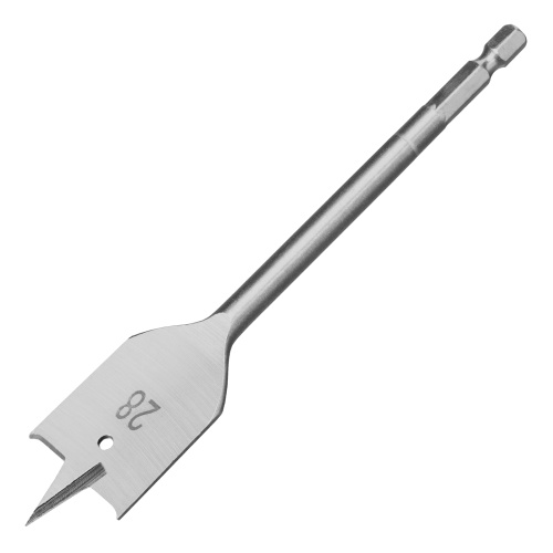 Сверло по дереву перовое, 28 мм, шестигранный хвостовик Matrix купить в Москве с доставкой по всей России | ProtosMarket.ru