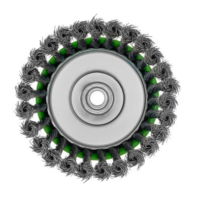 Щетка для УШМ, 125 мм, М14, "чашка", крученая металлическая проволока Сибртех по ценам производителя в Казани с доставкой по всей России