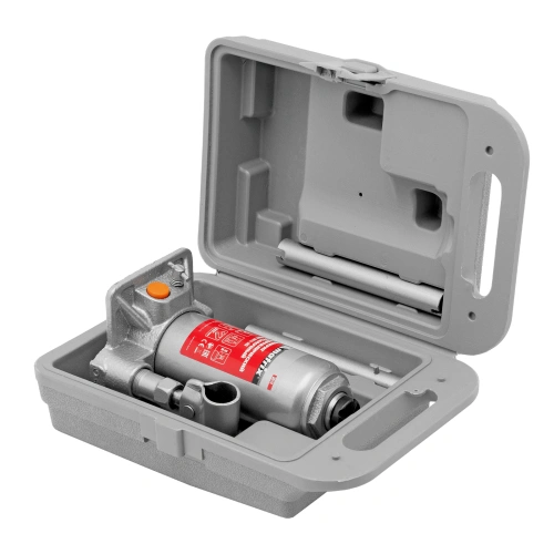 Домкрат гидравлический бутылочный, 3 т, h подъема 178-343 мм, в пластиковом кейсе Matrix по ценам производителя в Казани с доставкой по всей России