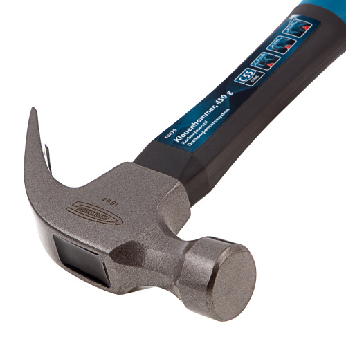 Молоток-гвоздодер, 450 г, фибергласовая трехкомпонентная рукоятка Gross купить в Москве с доставкой по всей России | ProtosMarket.ru