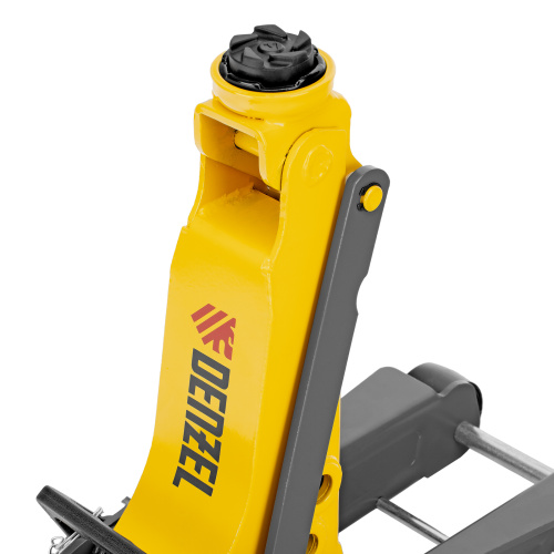 Домкрат гидравлический подкатной с фиксатором, 2,5 т,  85-385 мм, в пласт. кейсе Denzel по ценам производителя в Казани с доставкой по всей России