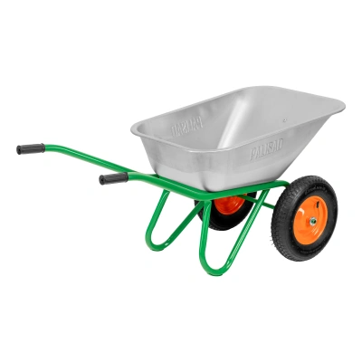 Тачка садово-строительная, 2-х колесная, усиленная, грузоподъемность 320 кг, объем 100 л Palisad по ценам производителя в Казани с доставкой по всей России