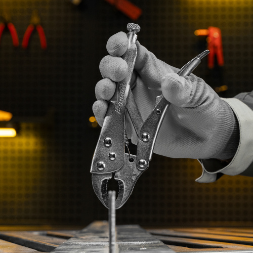 Зажим ручной, 180 мм, полукруглый захват Sparta купить в Москве с доставкой по всей России | ProtosMarket.ru