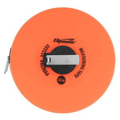 Рулетка геодезическая, 30 м х 12,5 мм, лента ПВХ, закрытый круглый корпус Sparta по ценам производителя в Казани с доставкой по всей России