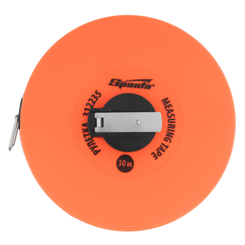 Рулетка геодезическая, 30 м х 12,5 мм, лента ПВХ, закрытый круглый корпус Sparta по ценам производителя в Казани с доставкой по всей России