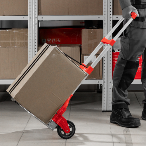 Тележка хозяйственная, складная, 2 колесная, грузоподъемность 70 кг Matrix по ценам производителя в Казани с доставкой по всей России