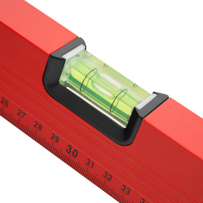 Уровень алюминиевый, 600 мм, 3 глазка, красный, линейка Matrix по ценам производителя в Казани с доставкой по всей России