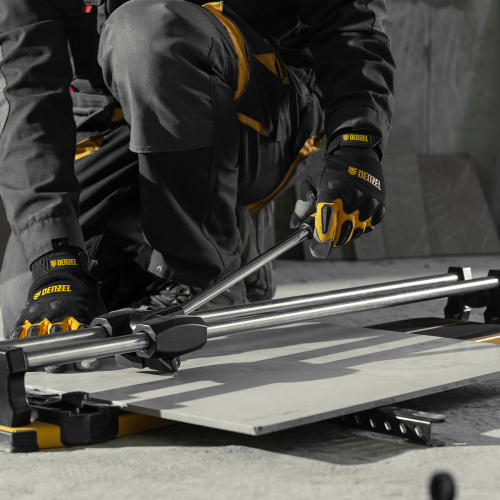 Плиткорез 800х14мм, цельнометал. напр., каретка на подш., стальная станина, рукоятка-пенал Denzel по ценам производителя в Казани с доставкой по всей России