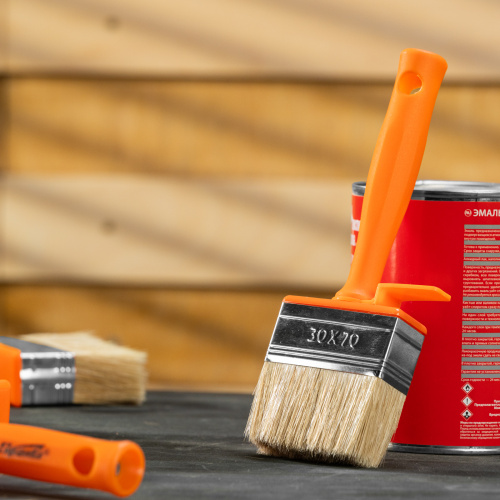 Кисть-ракля, 30х70 мм, натуральная щетина, пластмассовый корпус, пластмассовая ручка Sparta купить в Москве с доставкой по всей России | ProtosMarket.ru