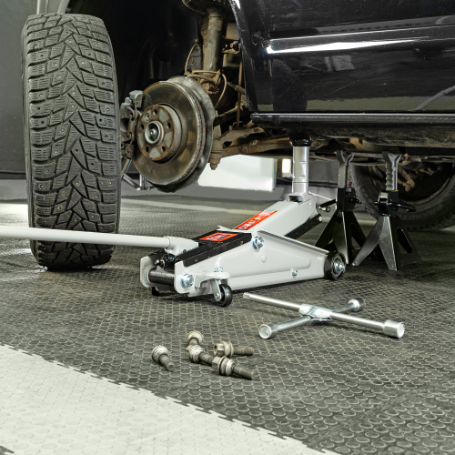 Домкрат гидравлический подкатной, 3 т, высота подъема 150-530 мм Matrix купить в Москве с доставкой по всей России | ProtosMarket.ru