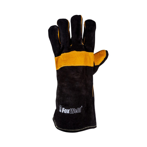 Краги кожаные термостойкие FOXWELD "Гранит" КС-05 купить в Москве с доставкой по всей России | ProtosMarket.ru