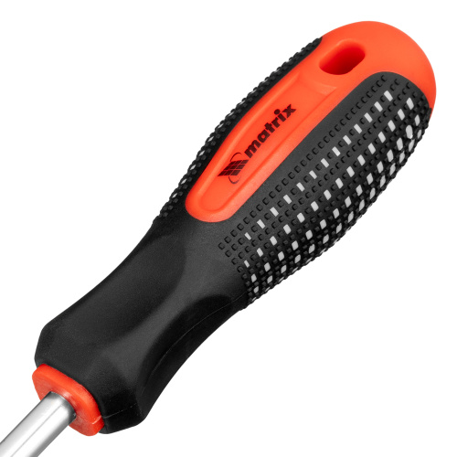 Отвертка Fusion, SL8 х 150 мм, CrV, трехкомпонентная рукоятка "Anti slip" Matrix по ценам производителя в Казани с доставкой по всей России