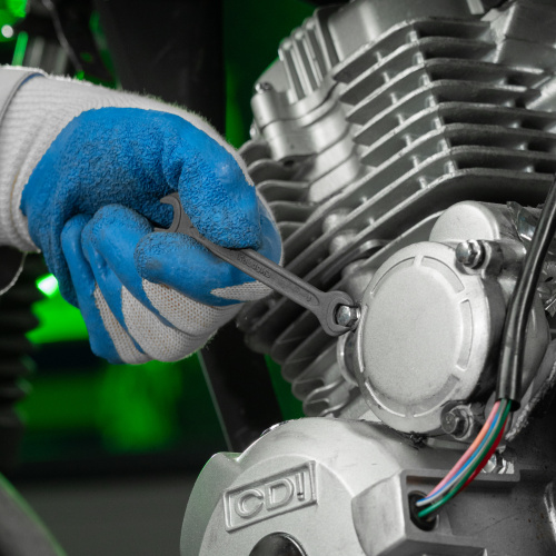 Набор ключей рожковых, 6 - 32 мм, 10 шт., CrV, фосфатированные Сибртех купить в Москве с доставкой по всей России | ProtosMarket.ru