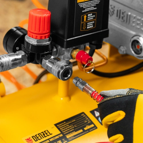 Компрессор воздушный DKV2200/100, Х-PRO 2.2 кВт, 400 л/мин, 100л Denzel купить в Москве с доставкой по всей России | ProtosMarket.ru