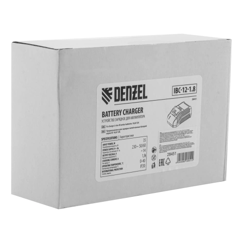 Устройство зарядное для аккумуляторов IBC-12-1.8, Li-Ion, 12 В, 1.8 А Denzel купить в Москве с доставкой по всей России | ProtosMarket.ru
