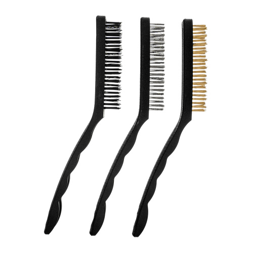 Набор щеток, 3 шт, металлические с пластмассовой ручкой, большие Matrix купить в Москве с доставкой по всей России | ProtosMarket.ru