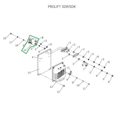 Контактор питания контроллера для штабелеров SDR/SDK 1,5-1,6 т, для тележек SK20 по ценам производителя в Казани с доставкой по всей России