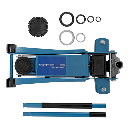 Домкрат гидравлический подкатной, быстрый подъем, 3т Low Profile Quick, 75-515 мм, профессиональный Stels купить в Москве с доставкой по всей России | ProtosMarket.ru