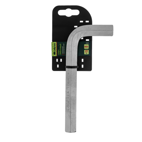 Ключ имбусовый  HEX, 17 мм, 45x, закаленный, никель Сибртех купить в Москве с доставкой по всей России | ProtosMarket.ru