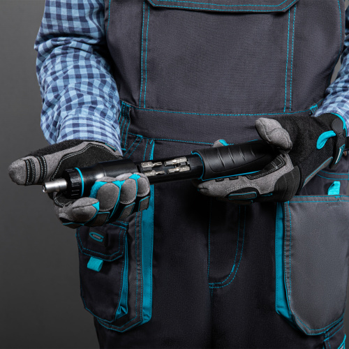 Отвертка реверсивная с револьверным механизмом, 11 шт, сталь S2 Gross купить в Москве с доставкой по всей России | ProtosMarket.ru