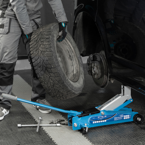 Домкрат гидравлический подкатной, высокий подъем, 3т, SUV, 190-535 мм, в кейсе Stels купить в Москве с доставкой по всей России | ProtosMarket.ru