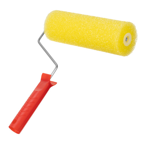 Валик "Структурный" поролоновый с ручкой, "гладкий", 230 мм, D 80 мм, D ручки 6 мм MTX купить в Москве с доставкой по всей России | ProtosMarket.ru