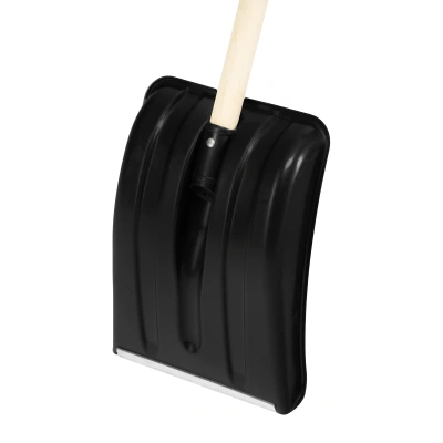 Лопата для уборки снега полипропиленовая, 275х365х870 мм, деревянный черенок, Sparta купить в Москве с доставкой по всей России | ProtosMarket.ru