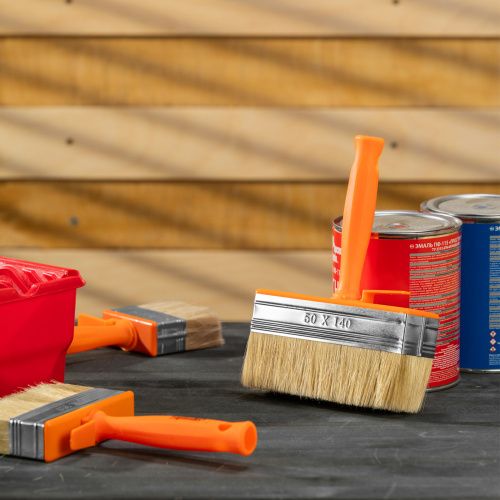 Кисть-ракля, 50х140 мм, натуральная щетина, пластмассовый корпус, пластмассовая ручка Sparta купить в Москве с доставкой по всей России | ProtosMarket.ru