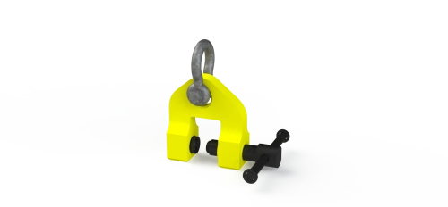 Захват струбцинный вертикальный ZSV (г/п 1,5 т, лист 0-35мм) по ценам производителя в Казани с доставкой по всей России