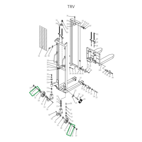 Ось поворотного колеса для TRV по ценам производителя в Казани с доставкой по всей России