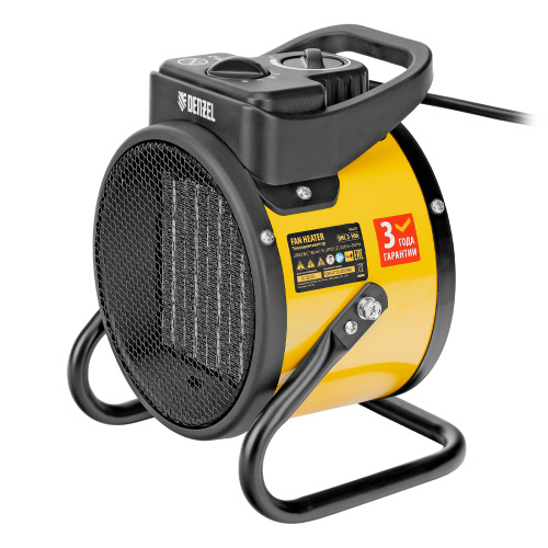 Тепловая пушка, керамический нагреватель (тепловентилятор) DHC 2-100, 230 В, 0.025/1/2 кВт Denzel по ценам производителя в Казани с доставкой по всей России