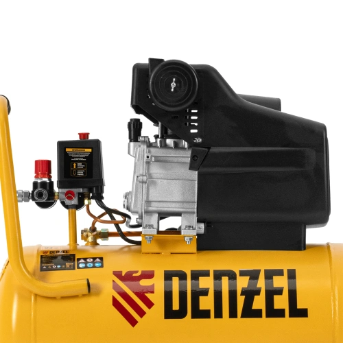 Компрессор воздушный, прямой привод DC1500/50, 1.5 кВт, 50 литров, 220 л/мин Denzel по ценам производителя в Казани с доставкой по всей России
