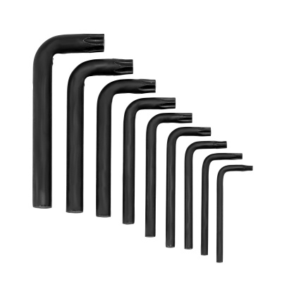 Набор ключей имбусовых Torx 9 шт: T10, 15, 20, 25, 27, 30, 40, 45, 50, оксидированные, на кольце Sparta купить в Москве с доставкой по всей России | ProtosMarket.ru