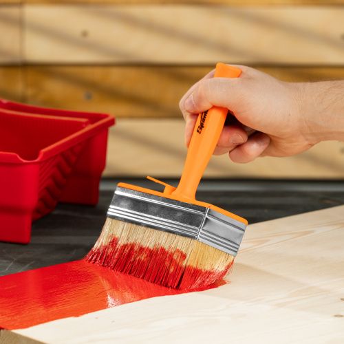 Кисть-ракля, 50х140 мм, натуральная щетина, пластмассовый корпус, пластмассовая ручка Sparta купить в Москве с доставкой по всей России | ProtosMarket.ru