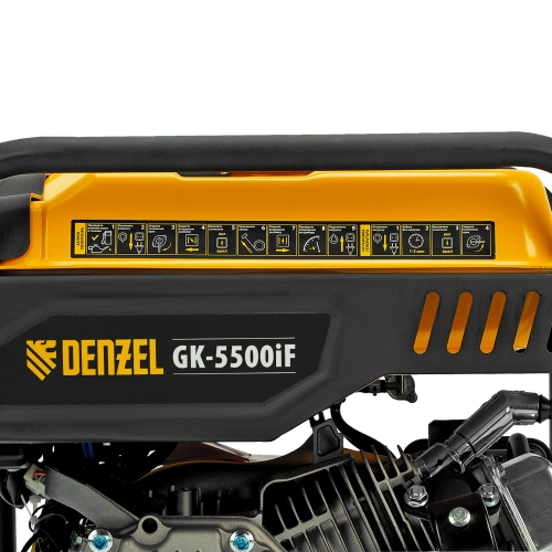 Генератор инверторный GK-5500iF, 5,5 кВт, 230 В, ручной старт DENZEL купить в Москве с доставкой по всей России | ProtosMarket.ru