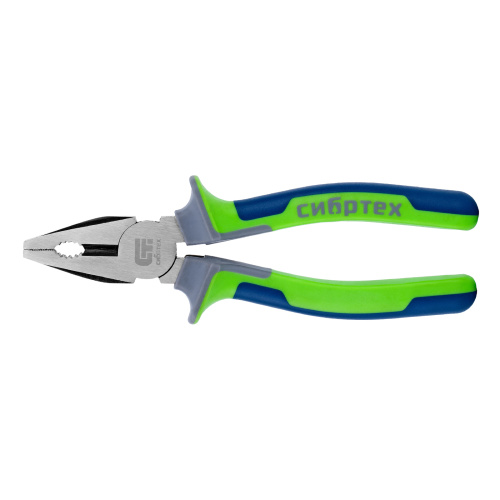 Плоскогубцы комбинированные, 200 мм, фосфатирование, трехкомпонентные рукоятки Сибртех купить в Москве с доставкой по всей России | ProtosMarket.ru
