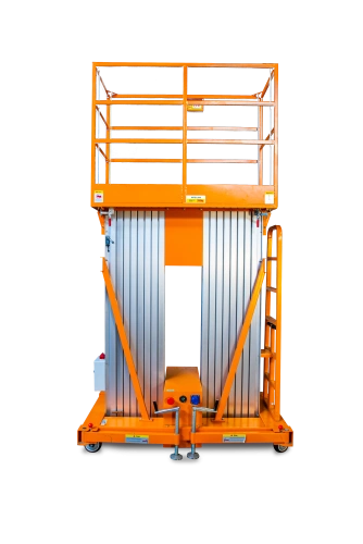 Подъемник мачтовый аккумуляторный 200 кг, 14/16 м, 24/80 В/Ач TOR GTWY14-200S DC 2-мачтовый по ценам производителя в Казани с доставкой по всей России