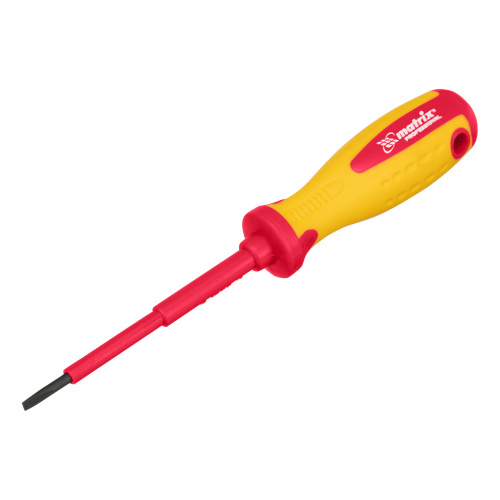 Отвертка Insulated, SL3 x 80 мм, CrMo, до 1000 В, двухкомпонентная рукоятка Matrix Professional по ценам производителя в Казани с доставкой по всей России