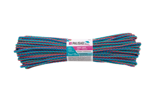 Шнур бельевой полипропиленовый с сердечником, 5 мм, L 15 м, цветной, Home Palisad по ценам производителя в Казани с доставкой по всей России